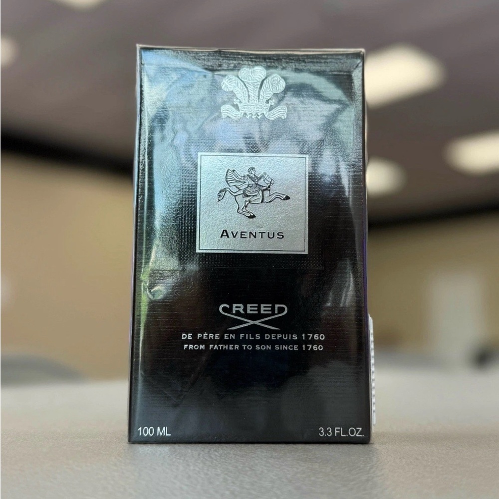 Creed Aventus Fragrance in Elegant Black Packaging